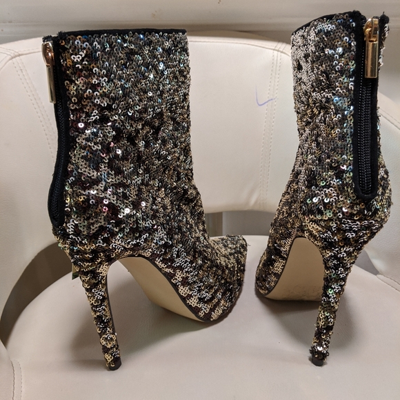 Shoedazzle sequence stiletto ankle boots 38.5/8 - Picture 2 of 5